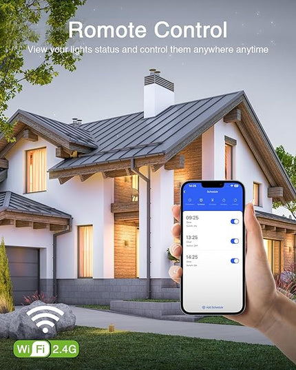 GHome Smart Switch,Smart Wi-Fi Light Switch Compatible with Alexa and Google Assistant 2.4Ghz, Single-Pole,Neutral Wire Required,UL Certified,Remote/Voice Control, No Hub Required (3 Pack) GhomeSmart