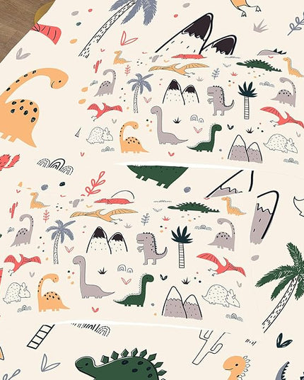 NINENINE Dinosaur Comforter Sets for Girls,Queen Size Bedding Sets for Girls Kids,Dinosaur Bedding Sets Cute Bed Sets with 1 Comforter 2 Pillowcases - LeafyLoom