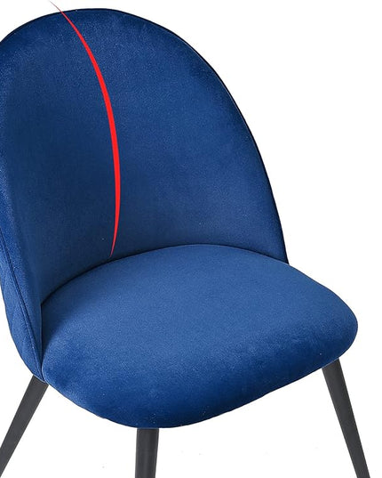 NicBex Haerin-SD-00331-LWJ Dining Chairs, 21.3"x20.5"x33.1", Blue - LeafyLoom