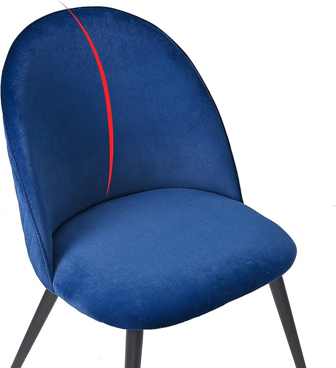NicBex Haerin-SD-00331-LWJ Dining Chairs, 21.3"x20.5"x33.1", Blue - LeafyLoom