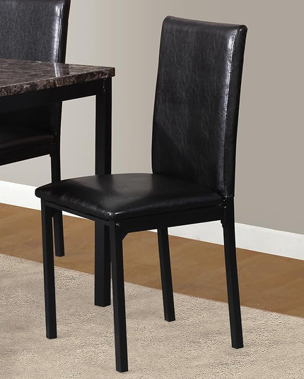 NicBex Haerin-SD-00347-LWJ Dining Chairs, 21.5"x17.5"x36", Black - LeafyLoom