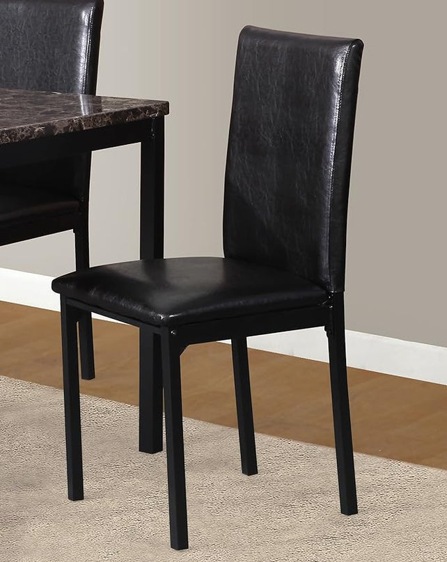 NicBex Haerin-SD-00347-LWJ Dining Chairs, 21.5"x17.5"x36", Black - LeafyLoom