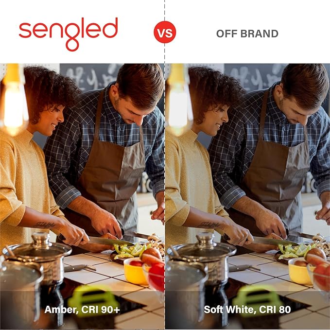 Sengled Smart Edison Bulbs, S1 Auto Pairing with Alexa Devices, Vintage Smart Light Bulbs That Work with Alexa, Bluetooth Mesh Smart ST19 Led Bulb 60 Watt Equivalent, 2000K E26 (2 Pack) Sengled