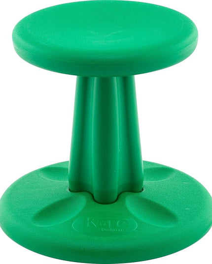 Kore Kids Preschool Wobble Chair - Flexible Seating Stool for Classroom, Preschool, Kindergarten & Elementary School - Age 4-5 yrs, Green (12in) - LeafyLoom