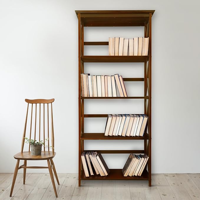 Casual Home Shelf Bookcase - LeafyLoom