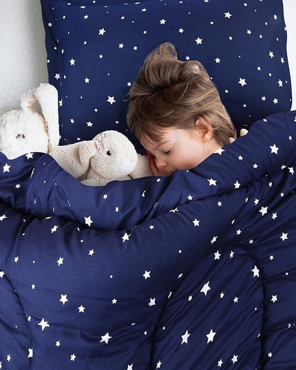 Utopia Bedding All Season Star Comforter Set with 2 Pillow Cases, 3 Piece Soft Brushed Microfiber Kids Bedding Set for Boys/Girls, Machine Washable (Twin) - LeafyLoom