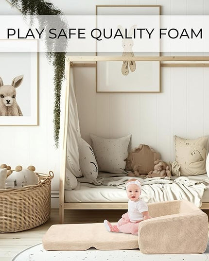 ZICOTO Sturdy Toddler Chair and Couch - The Perfect Kids Sofa for Girls and Boys - Ideal Fold Out Sofa Chairs to Give Your Kids a Safe and Fun Place to Sit - LeafyLoom