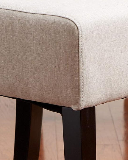 Christopher Knight Home Pertica Linen Dining Chairs, 2-Pcs Set, Natural - LeafyLoom