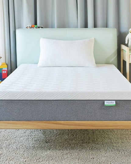 Novilla Twin Size Mattress, 12 Inch Gel Memory Foam Mattress for Cool Night & Pressure Relief, Medium Plush Feel with Motion Isolating, Bliss - LeafyLoom
