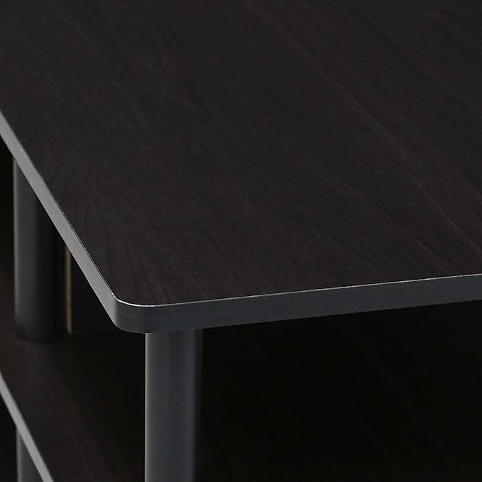 FURINNO Econ TV Entertainment Center, Espresso - LeafyLoom