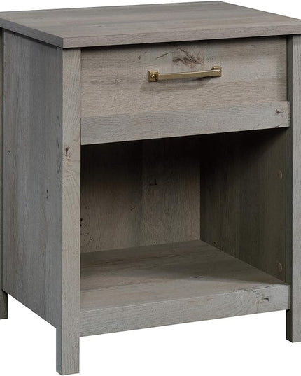 Sauder Cannery Bridge Night Stand, Mystic Oak finish - LeafyLoom