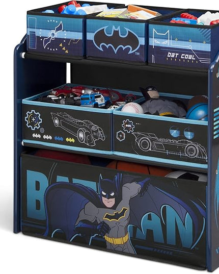 Delta Children Design & Store 6 Bin Toy Storage Organizer, Batman - LeafyLoom