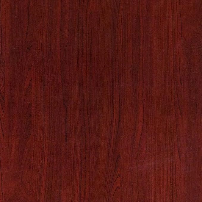 Flash Furniture Glenbrook 30" x 60" Rectangular High-Gloss Mahogany Resin Table Top with 2" Thick Edge - LeafyLoom