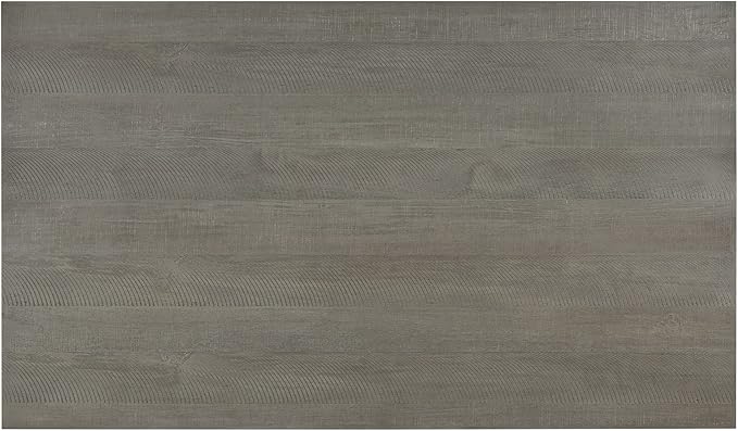 Piece Wood Rectangular Dining Set for 6, includes 1 Table with Cross-Legged Trestle Base, 4 Upholstered High Back Chairs & 1 Bench, Farmhouse Style, Gray, 72" L x 42" W x 30" H - LeafyLoom