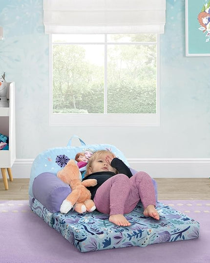 Delta Children Cozee Buddy Flip-Out Kids Chair, Disney Frozen - LeafyLoom