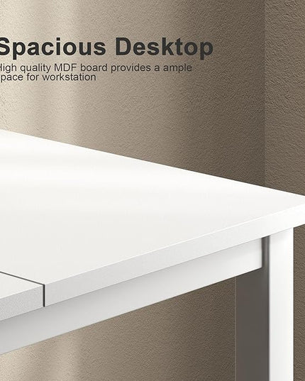 Need Large Computer Desk 70.8 x 31.5 inches Conference Table Large Office Desk Writing Table Workstation for Home Office,White 10FJGSAC3-180WW-ND - LeafyLoom