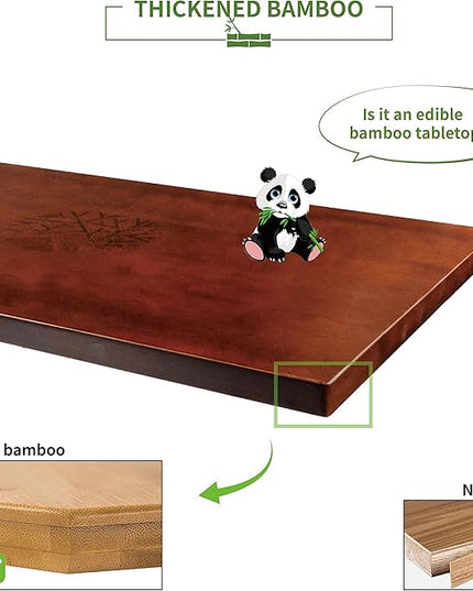 DALUOBO Laptop Table for Rotatable Adjustable Removable Leg for Sofa Wall or Caravan Camper Van RV and Sit to Stand Height Adjustable Home and Office Desk Frames - LeafyLoom