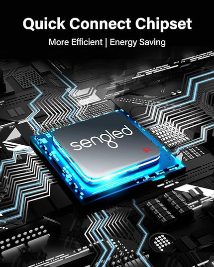 Sengled Smart Edison Bulbs, S1 Auto Pairing with Alexa Devices, Vintage Smart Light Bulbs That Work with Alexa, Bluetooth Mesh Smart Home Lighting, ST19 Led Bulb 60 Watt Equivalent, 2000K E26, 4-Pack Sengled