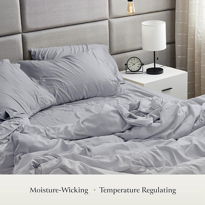 BELADOR Silky Soft Full Sheet Set - Luxury 6 Piece Bed Sheets for Full Size Bed, Secure-Fit Deep Pocket Sheets with Elastic, Breathable Hotel Sheets and Pillowcase Set, Wrinkle Free Oeko-TEX Sheets - LeafyLoom