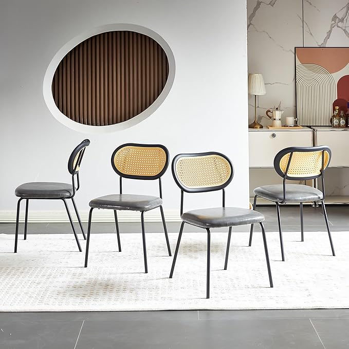 NicBex Haerin-SD-00365-LWJ Dining Chairs, 22.1"x17.7"x31.5", Light Gray - LeafyLoom