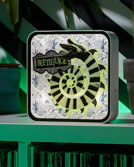 Numskull NS4937 Beetlejuice Acrylic Logo Desk Lamp - LeafyLoom