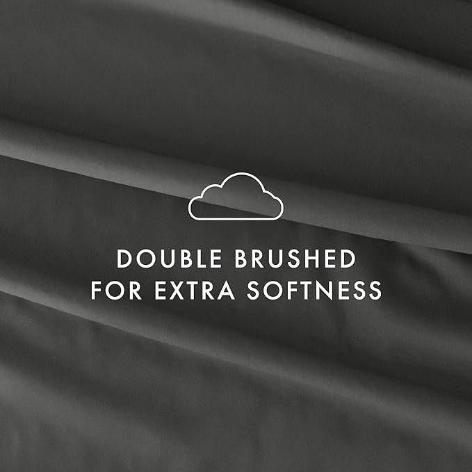 Linen Market Bed Sheets for Queen Size Bed (Gray) - Sleep Better Than Ever with These Soft and Cooling Queen Sheets - Deep Pocket Fits 16" Thick Beds - 4 Piece Queen Sheet Set - LeafyLoom