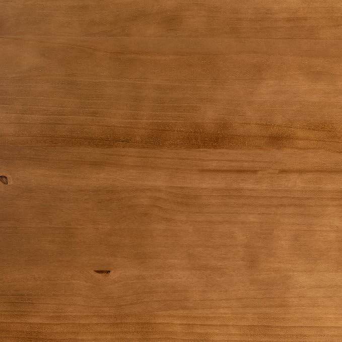 Walker Edison Mid-Century Modern Solid Wood Tapered-Leg Dining Table, 59 Inch, Walnut - LeafyLoom