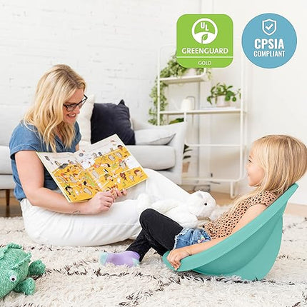 ECR4Kids Leaf Floor Seat, Rocker Chair, Contemporary, 6-Piece - LeafyLoom