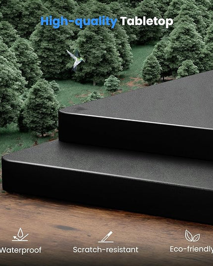 Electric Standing Desk Adjustable - 63 x 24 Inch Sit Stand up Desk with Cable Management - 3 Memory Preset Adjustable Height Desk Computer Home Office Desk - LeafyLoom