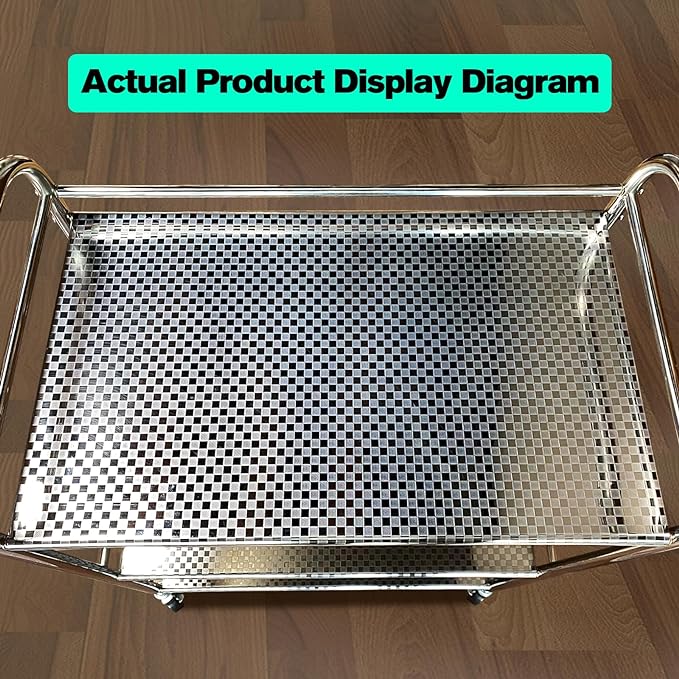 Stainless Steel Cart with Wheels 5 Tier | Stainless Steel Kitchen Cart | Stainless Steel Utility Cart | Metal Cart with Wheels | Suitable for Various Occasions | Movable, Gift tools - LeafyLoom