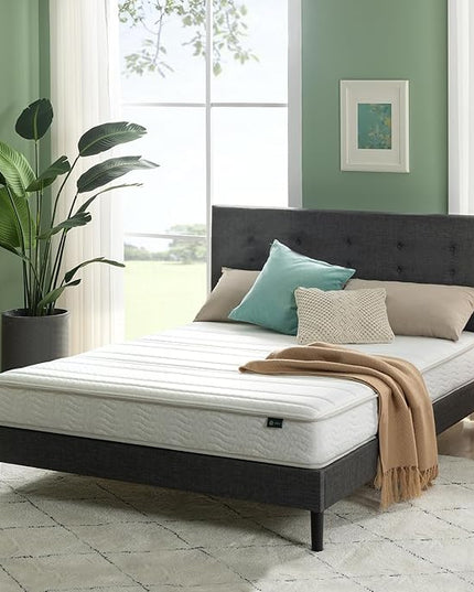 ZINUS 6 Inch Foam and Spring RV Mattress, [New Version], Short Queen for RVs, Campers & Trailers, Smaller, More Convenient WonderBox Packaging, Mattress-in-a-Box - LeafyLoom