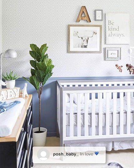 Delta Children Tribeca 4-in-1 Baby Convertible Crib, Grey - LeafyLoom