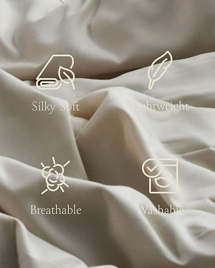 BELADOR Silky Soft Queen Sheet Set - 6 Piece Bed Sheets for Queen Size Bed, Secure-Fit Deep Pocket Sheets with Elastic, Breathable Hotel Sheets & Pillowcase Set, Wrinkle Free Oeko-Tex Sheets - LeafyLoom