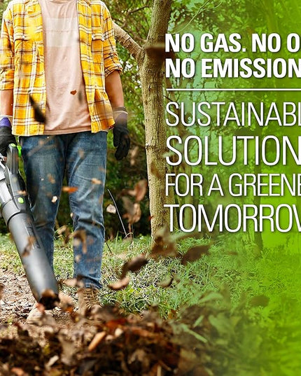 Greenworks 80V (170 MPH / 730 CFM / 75+ Compatible Tools) Cordless Brushless Axial Leaf Blower, Tool Only, 80 Volts - LeafyLoom