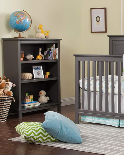 DaVinci Autumn Bookcase/Hutch in Slate - LeafyLoom