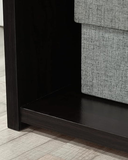 Sauder Beginnings 3 Bookcase/Book shelf, L: 24.57" x W: 11.50" x H: 35.28", Cinnamon Cherry finish - LeafyLoom