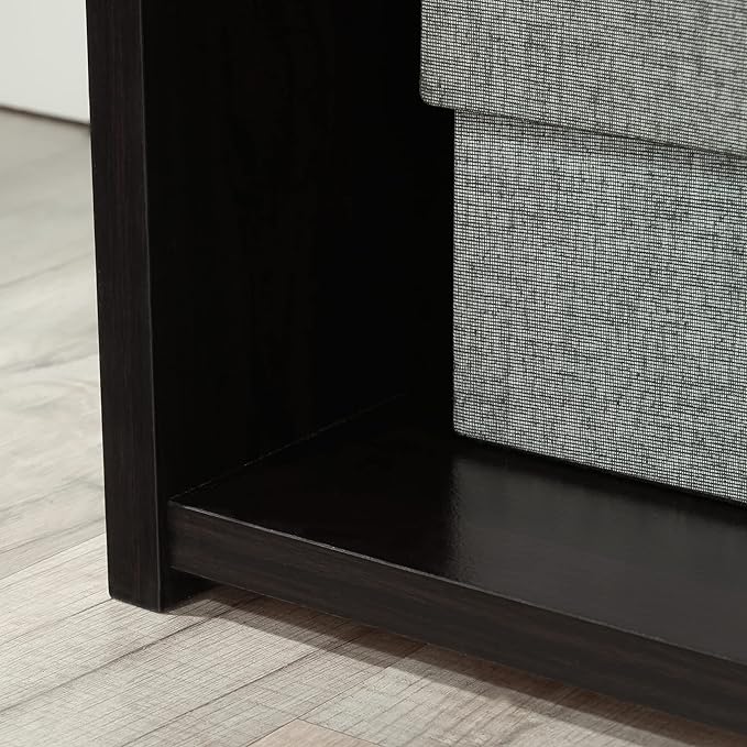 Sauder Beginnings 3 Bookcase/Book shelf, L: 24.57" x W: 11.50" x H: 35.28", Cinnamon Cherry finish - LeafyLoom