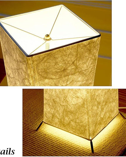 LEONC Design Floor Lamp, LEONC Standing Lamp, RGB 7 Colors Changing LED Bulbs and 10 Levels Brightness, Remote Control and Fabric Shade, Modern for Bedroom, Kids Room and Play Room - LeafyLoom