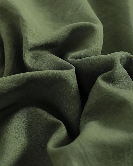 NTBAY Toddler Bedding Set - 4 Piece Soft and Breathable Crib Bedding Set for Boys and Girls, Includes Quilted Comforter, Fitted Sheet, Flat Top Sheet and Envelope Pillowcase, Olive Green - LeafyLoom