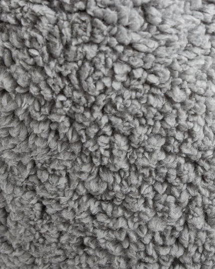 Aimuan Reading Pillow Bed Rest Wedge Large Adult Backrest Pillow with Arms Back Support for Sitting Up in Bed Cushion Incline Rest Sleeping Snoring Pillow,Sherpa Grey Standard - LeafyLoom