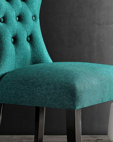 Modway Silhouette Chair, Teal 24.5 x 18 x 36 - LeafyLoom