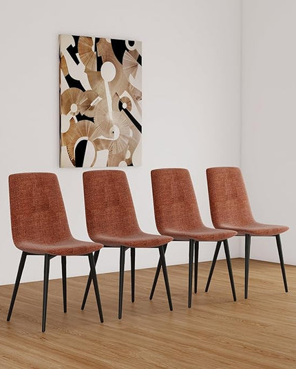 NicBex Haerin-SD-00354-LWJ Dining Chairs, 21.3"x17.1"x33.5", Caramel - LeafyLoom