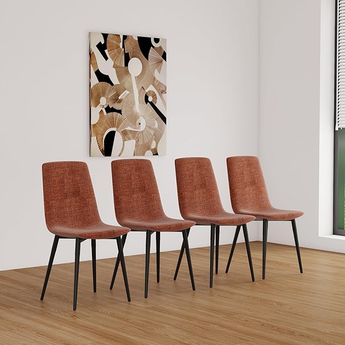 NicBex Haerin-SD-00354-LWJ Dining Chairs, 21.3"x17.1"x33.5", Caramel - LeafyLoom