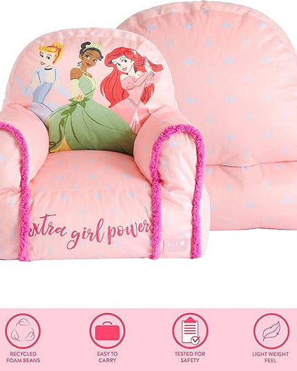 Idea Nuova Princess Bean Bag Sofa Chair, Large - LeafyLoom