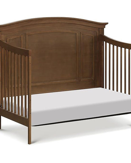 NAMESAKE Durham 4-in-1 Convertible Crib in Derby Brown, Greenguard Gold Certified - LeafyLoom