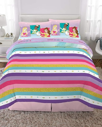 Disney Princess Ariel Kids Bedding Super Soft Comforter And Sheet Set, 5 Piece Full Size, "Official" Disney Product By Franco - LeafyLoom