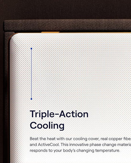 Nectar Premier Copper 14" Twin Mattress - Medium Firm Gel Memory Foam Mattress - 5 Layers of Comfort - Triple Action Cooling Tech - 365-Night Trial - Forever Warranty,White - LeafyLoom