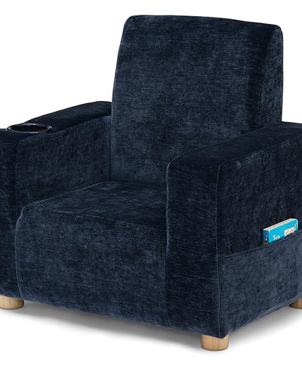 GAP GapKids Upholstered Chair, Navy - LeafyLoom