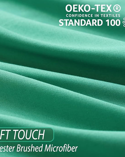 Whitney Home Textile King Sheet Set - 4 Piece Luxury Cooling Bed Sheets for King Size Bed, Silky Soft Sheets 16" Deep Pocket, Hotel Bedding Sheets and Pillowcases, Wrinkle Free Oeko-Tex Sheets - LeafyLoom