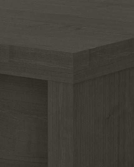 Bush Business Furniture Echo Computer Desk, 72W, Charcoal Maple - LeafyLoom